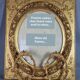 Old frame carved gilded wood 38x32 cm, leafing 26.3x20.3 cm