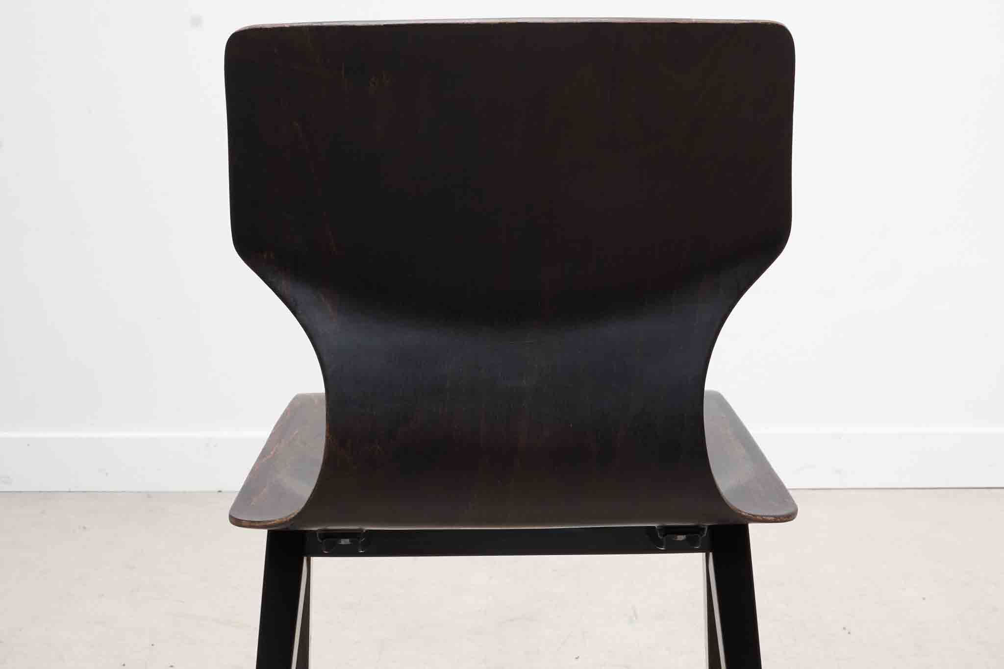 Chaise galvanitas s19 vintage ébène / noir