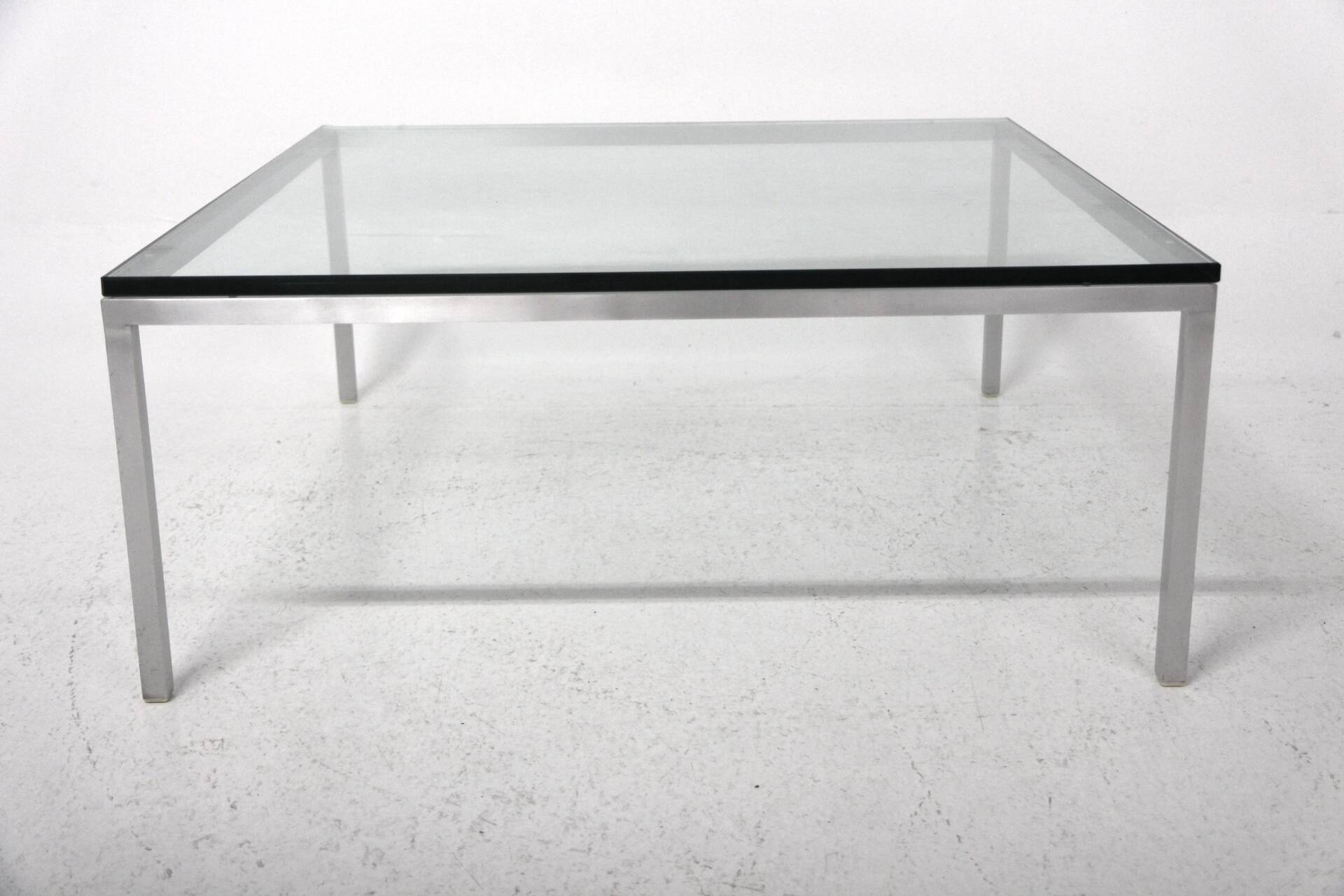 Scandinavian glass coffee table, Sweden, 1970