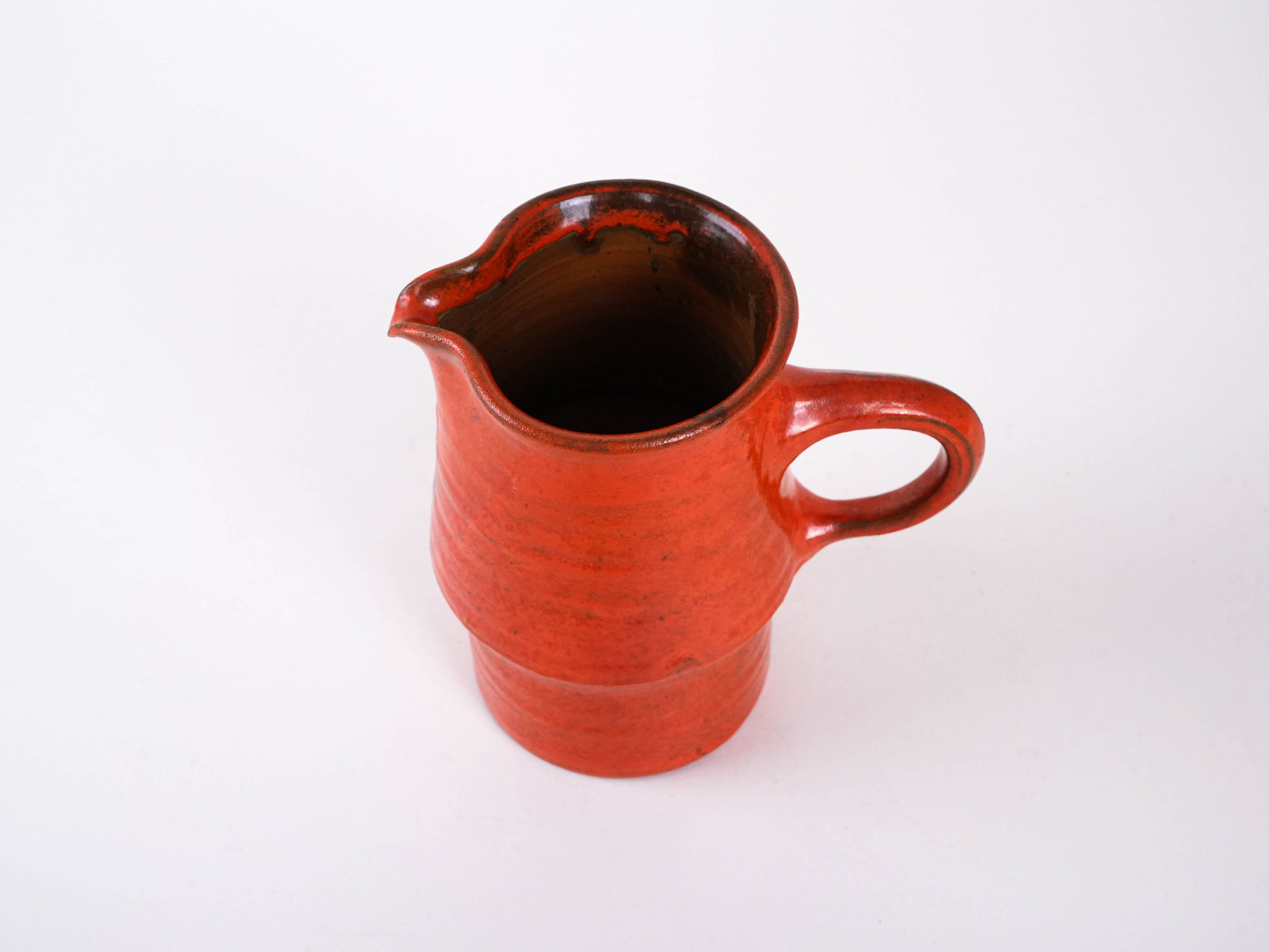 Jarre en céramique, design danois, années 1960, fabriquée au Danemark