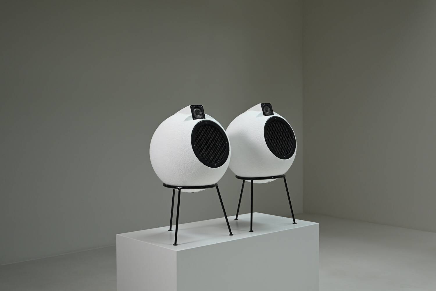 Ensemble de haut-parleurs BS 404 par Joseph Léon pour Elipson, France des années 1960.