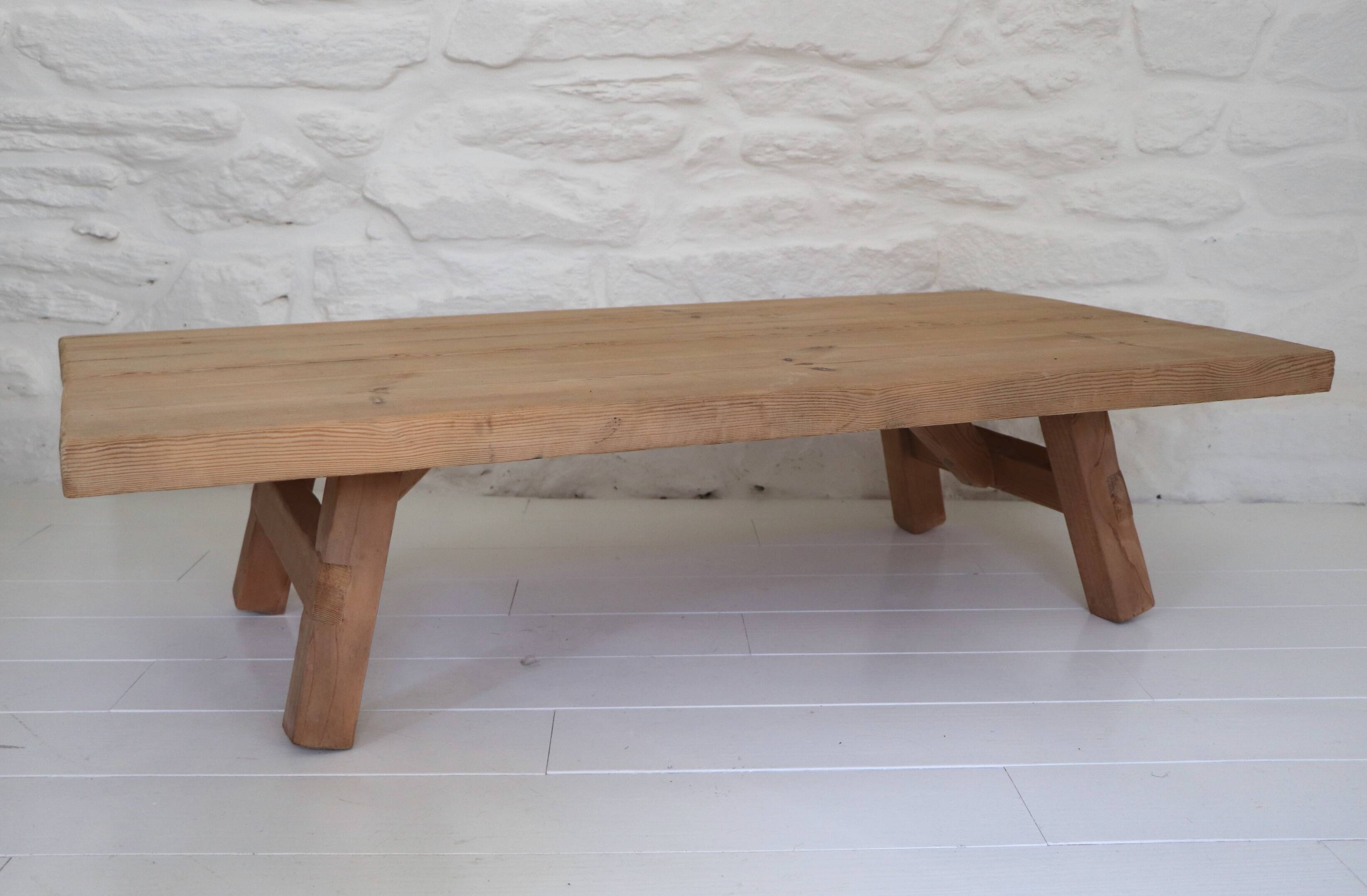 Wooden coffee table, Minorca, 20th century