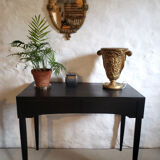 Black art-deco desk