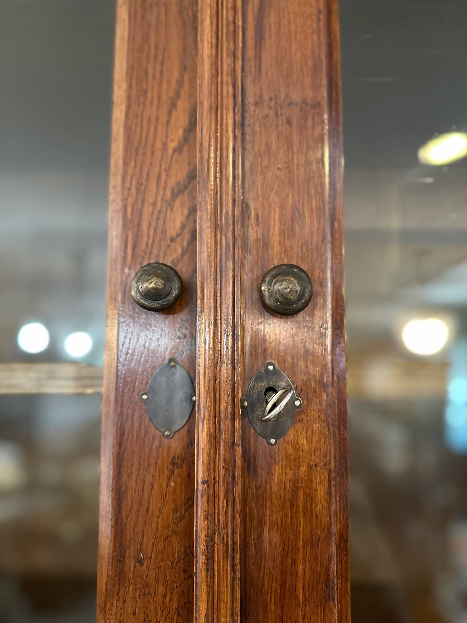 Oak display cabinet 1920