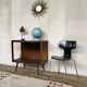 Furniture tv vintage feet compass 1950