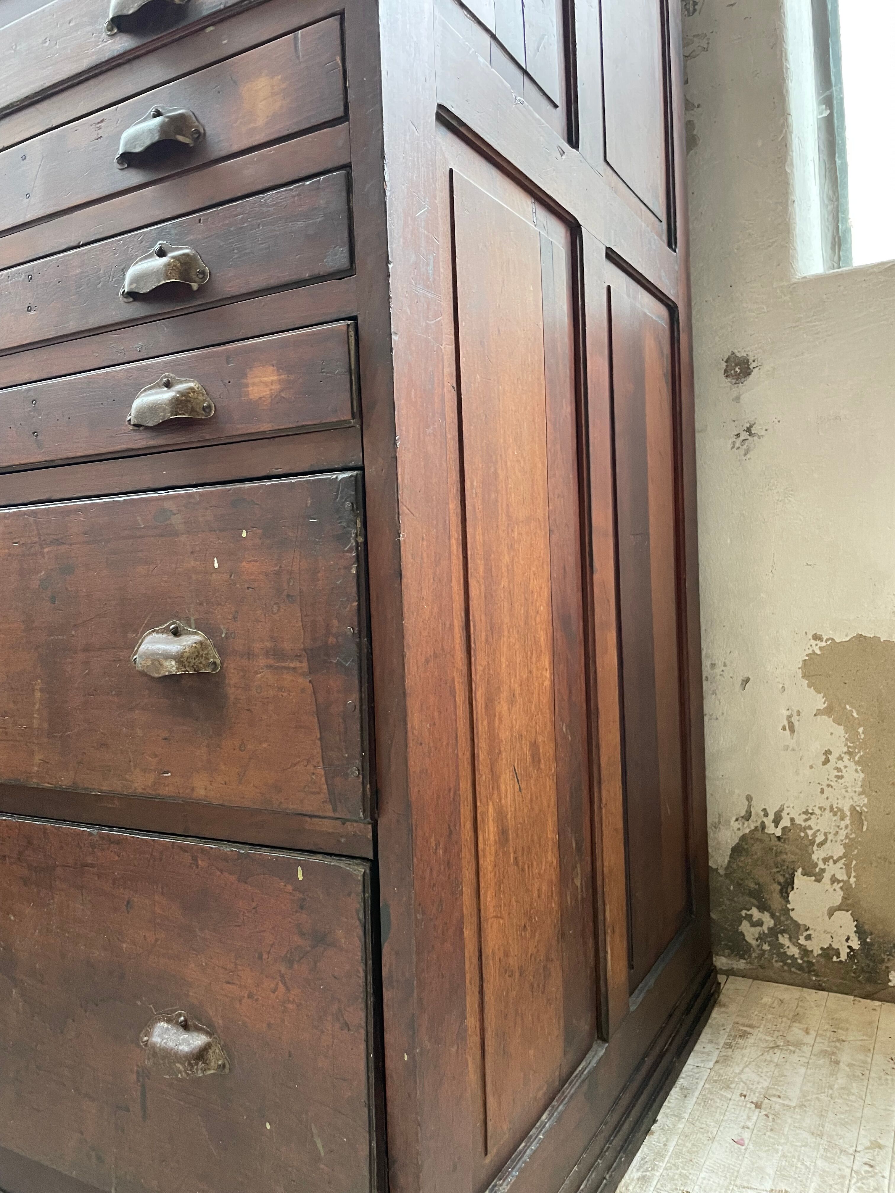 Workshop furniture printing with drawers XL oak