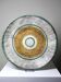 Large ceramic art bowl from the 50s-60s vintage wall decoration or fruit bowl.