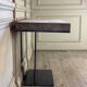 Console in marble and steel