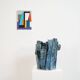 Guy Vandenbranden, Abstract Geometric Oil on Canvas
