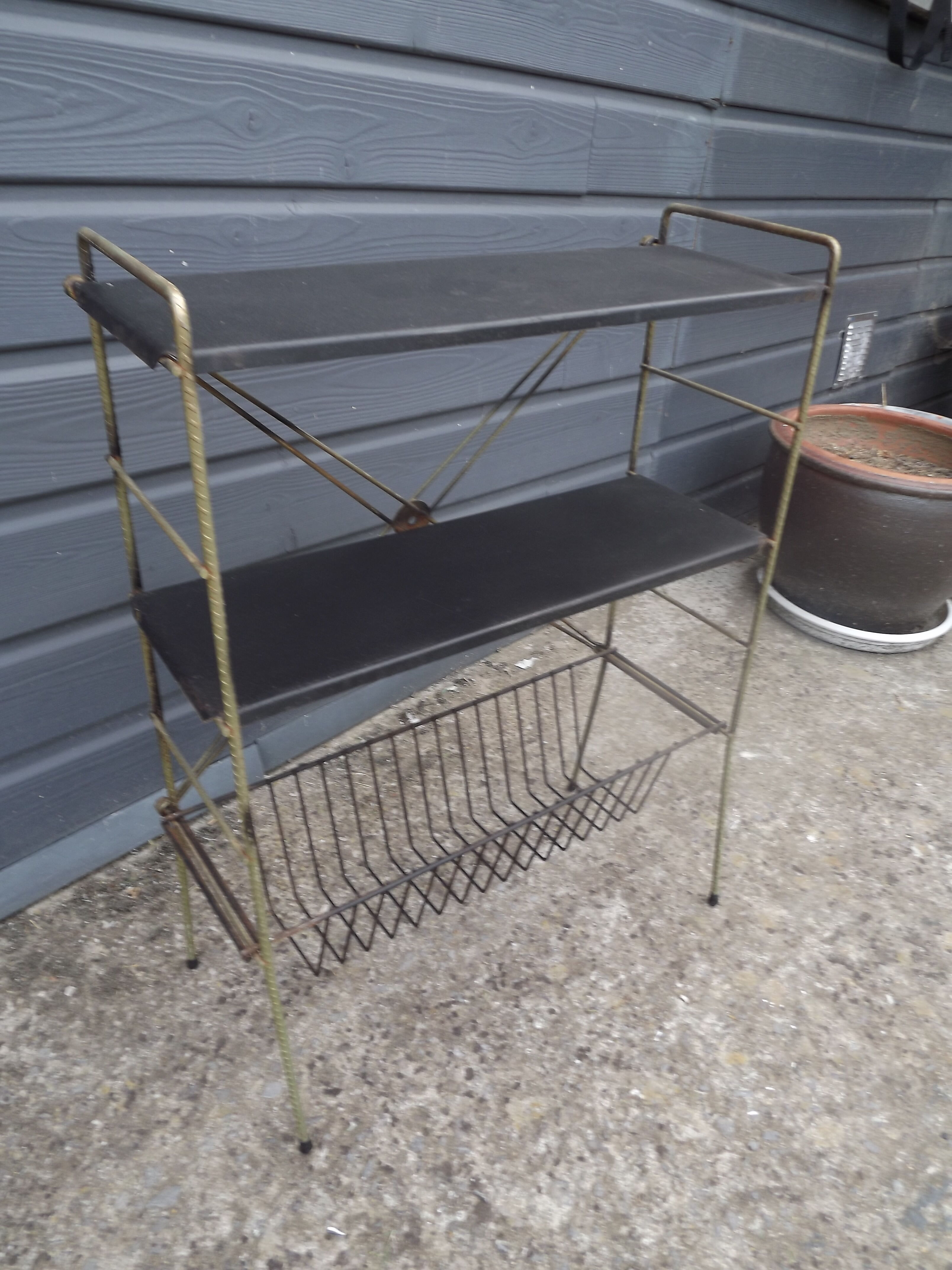 Tomado 60' vintage vintage indus stand shelf