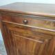 Solid walnut sideboard with 2 doors and 2 drawers, late 19th century