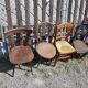 Miscellaneous antique chairs mismatched