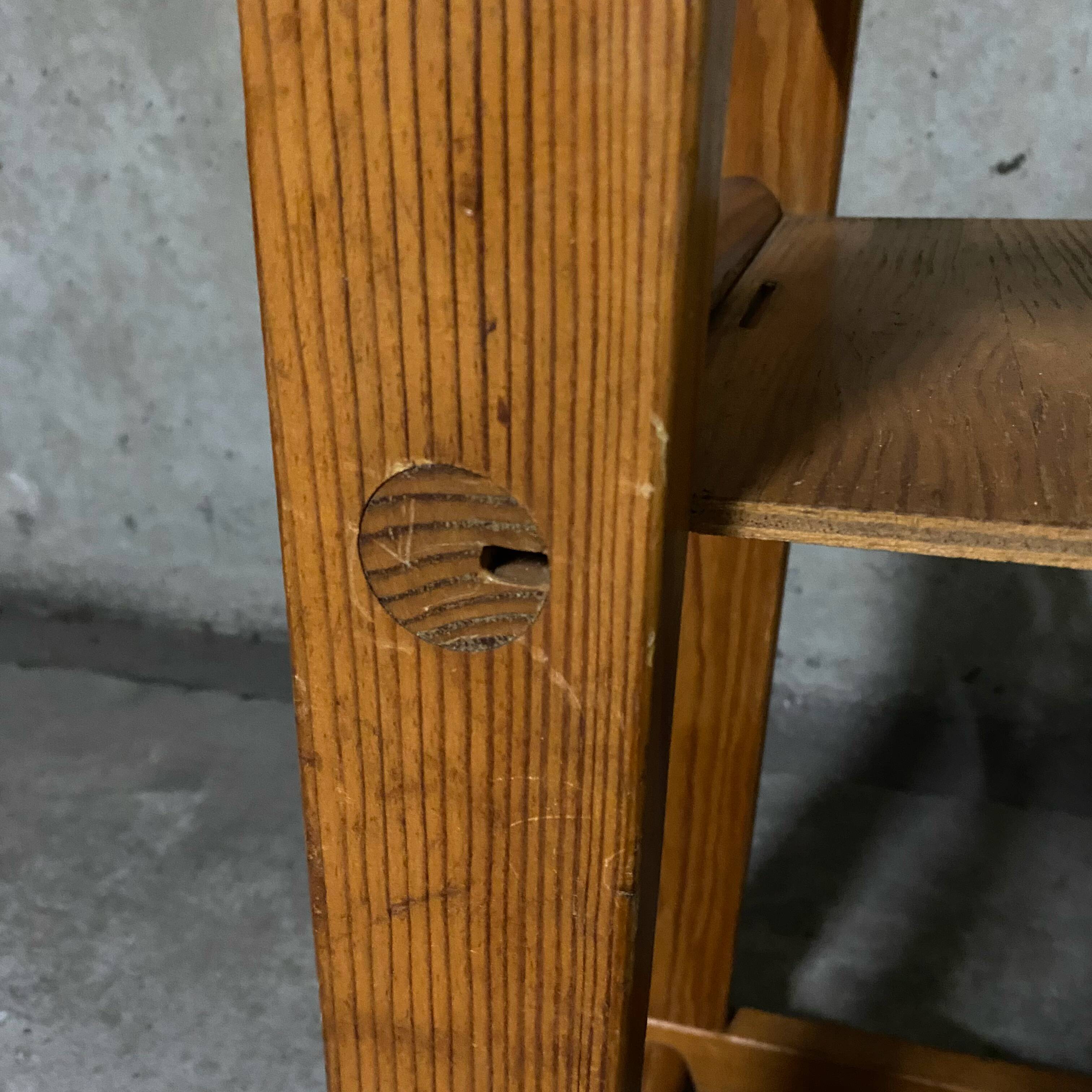 Brutalist child high chair for habitat