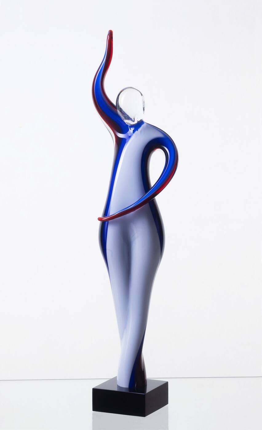 Modernist Glass Sculpture, 1970s–1990s, Czechoslovakia