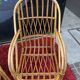 Pair of rattan chairs with cushions Audoux Minnet