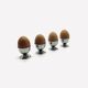 Quatre coquetiers en inox