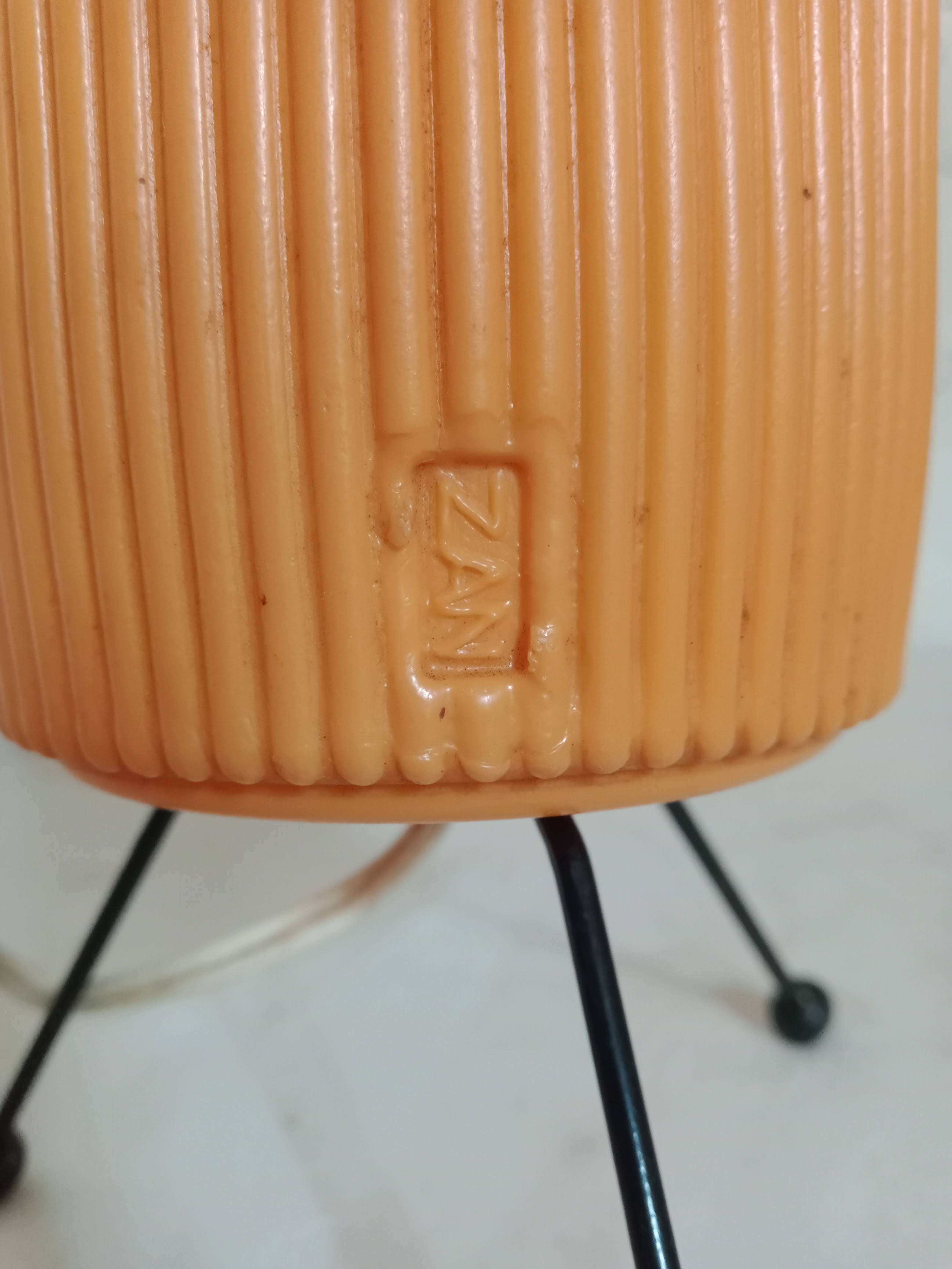 Vintage lamp orange brand zan