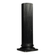 Neoclassical black plaster column