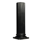Neoclassical black plaster column