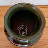 Jean Fradin vase in glazed terracotta