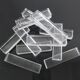 Set of 12 vintage crystal knife rests in Art Deco style