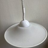 Suspension of the 80s in perforated white metal