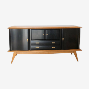 Sideboard from the 60s with compass feet