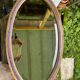 Miroir ovale art déco