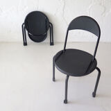 Vintage Foldable Chairs, 1980s