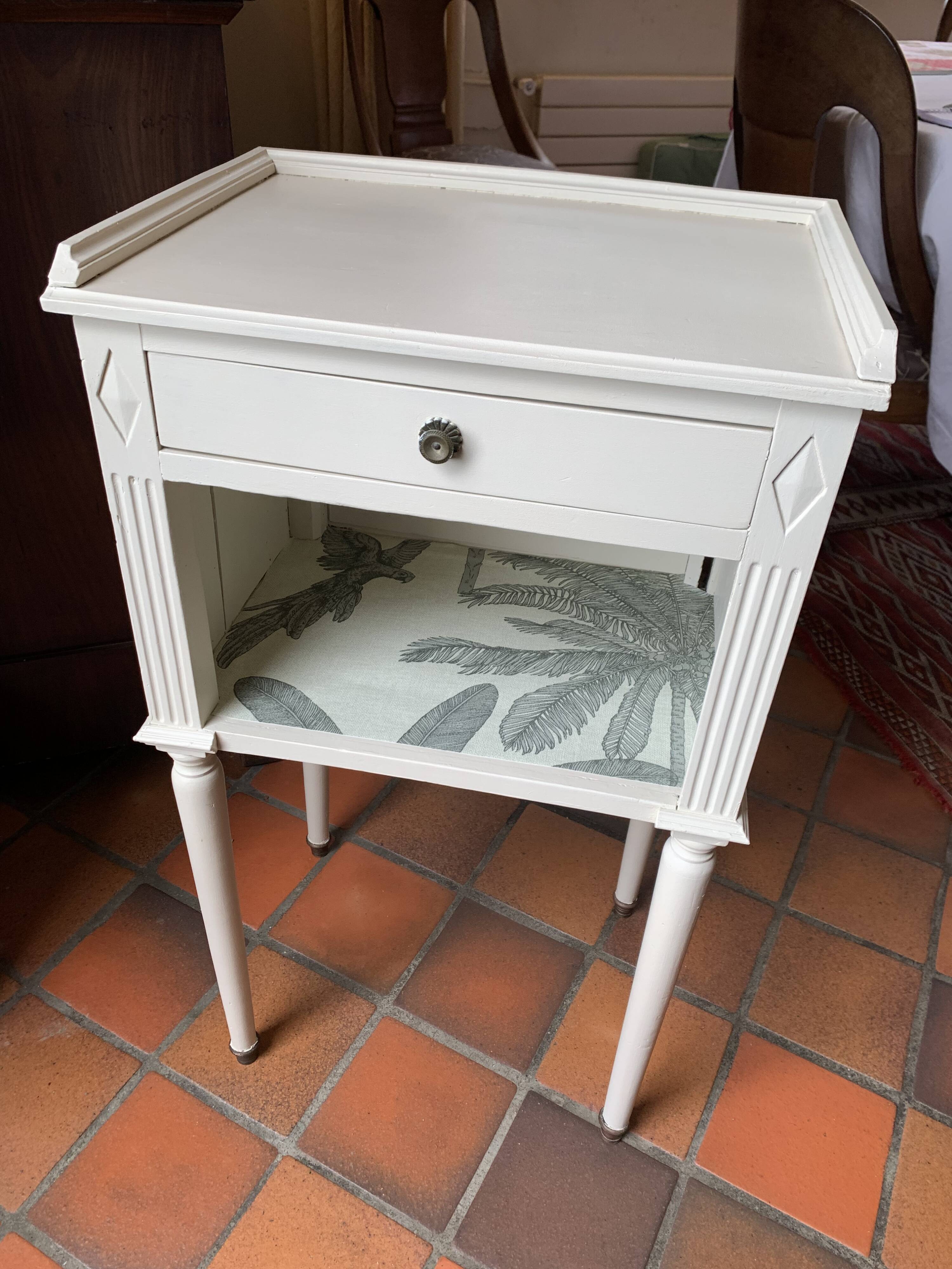 Vintage bedside table or side table