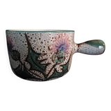 Vallauris frying pan with "Aux Chardons" motif, by Etienne Daniel