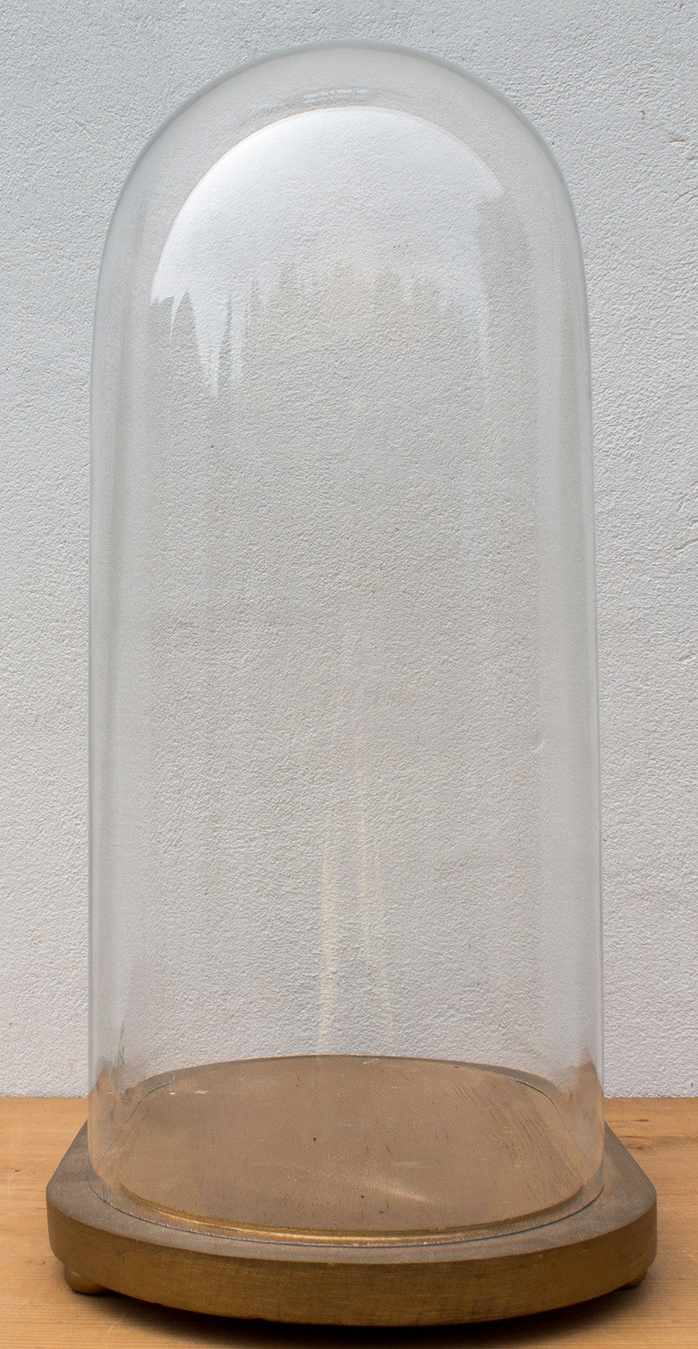 Antique glass globe 40.5 cm high