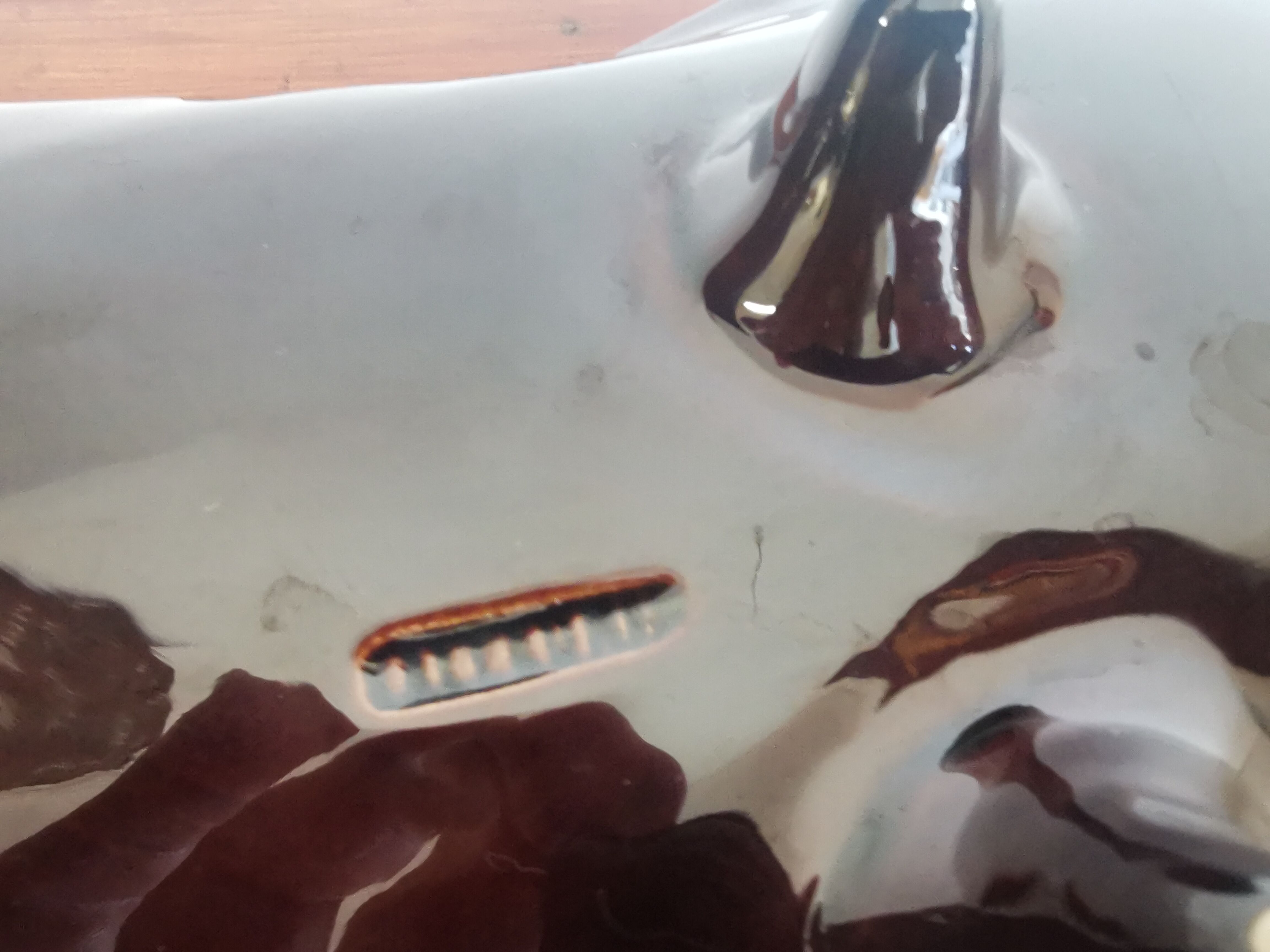 Ceramic centerpiece Vallauris mid century