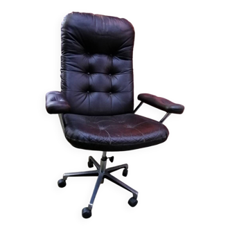 Fauteuil de bureau en cuir - Johanson design