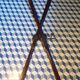 Paire de skis vintage en bois L=1.88m