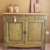 Renovated and distressed old buffet | Gaston