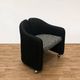 Pair of chairs by Eugenio Gerli for Tecno with patterns, 70s