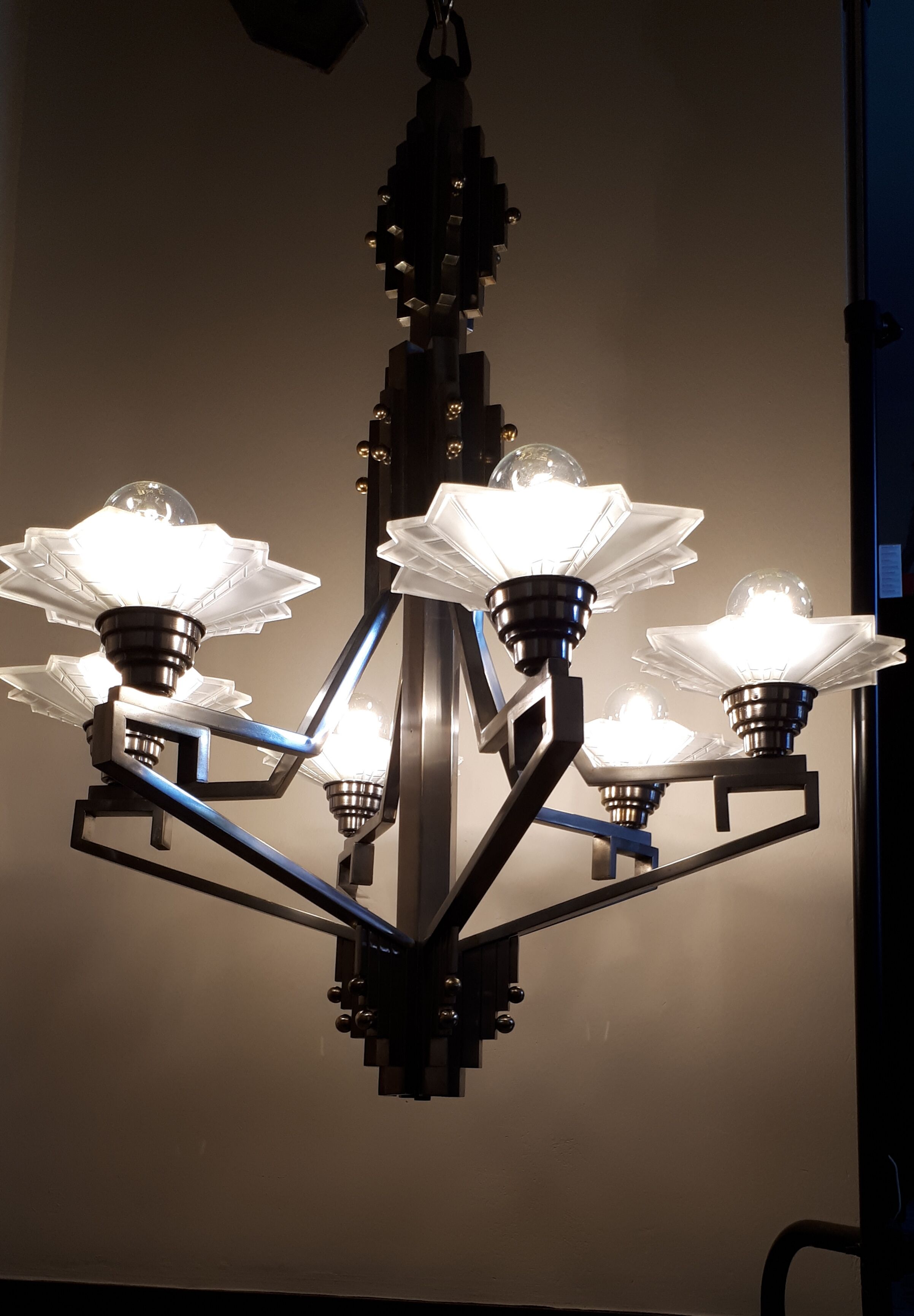 Lustre art déco