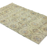 Anatolian handmade vintage rug 210 cm x 115 cm