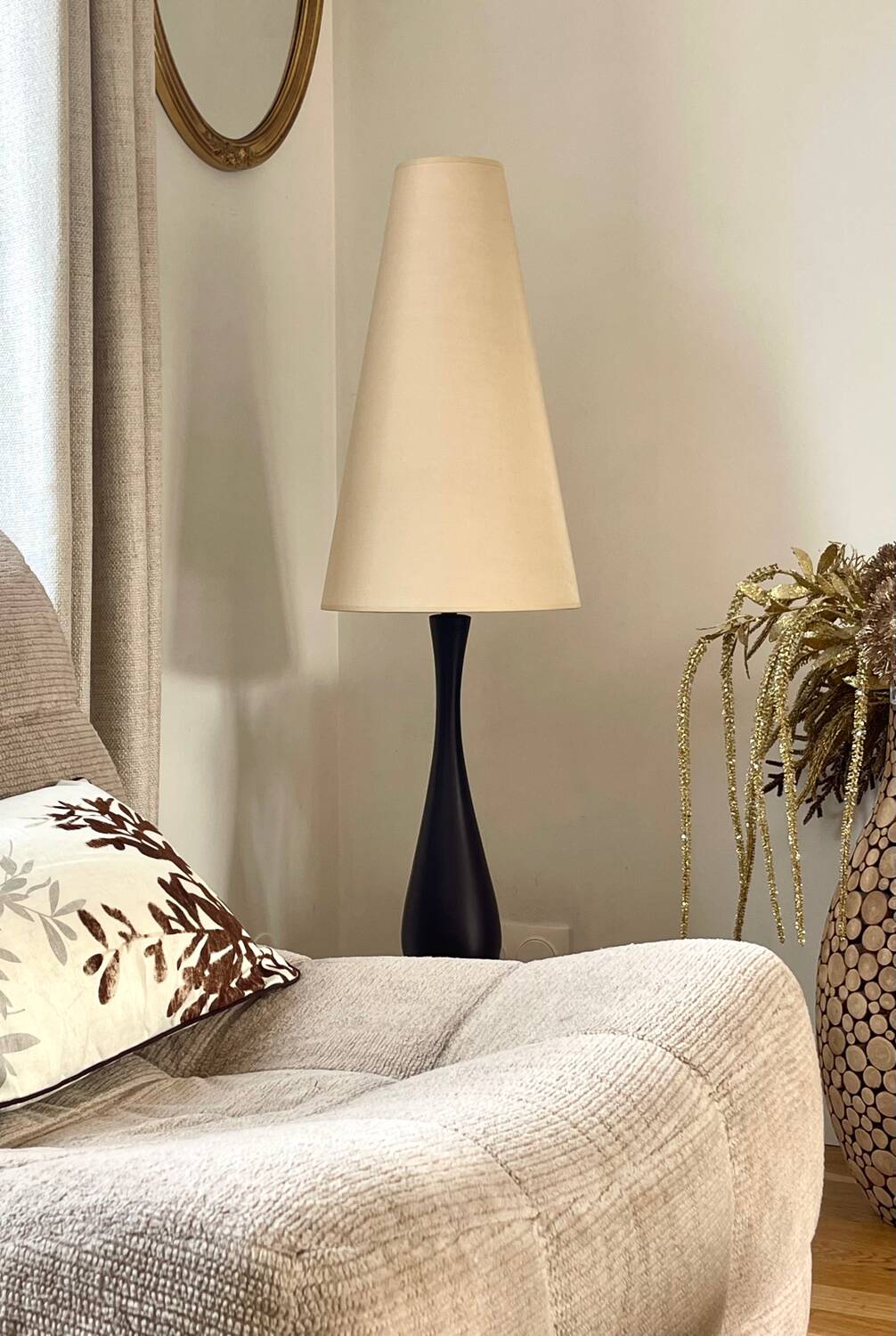 Vintage lamp from the 1980s.