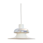 Mandalay White and Silver Pendant Lamp by Andreas Hansen for Louis Poulsen, Denmark