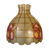 Mother-of-pearl suspension from Capiz & brass