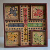 Old game board of small horses