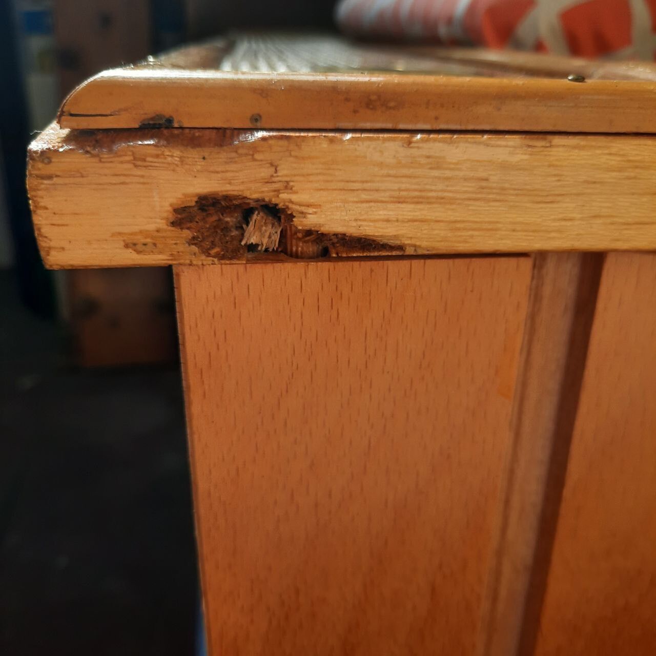 Vintage bamboo bedroom, Dal vera, wicker