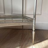 Chrome and mirror serving trolley