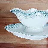 Saucière iron earth, green décor