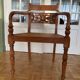 Fauteuil bois et cannage