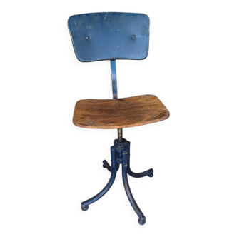 Antique postman's chair from Bienne, 1940/50