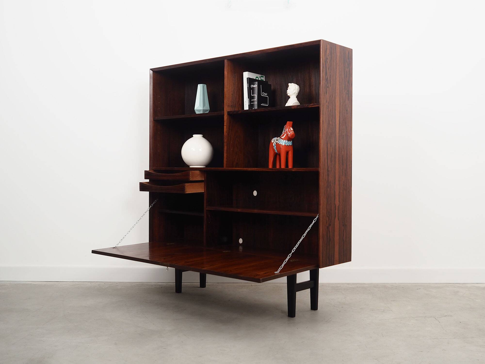 Rosewood bookcase, Danish design, 1960s, manufacturer: Brouers Møbelfabric