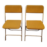 Pair of Lafuma folding chairs